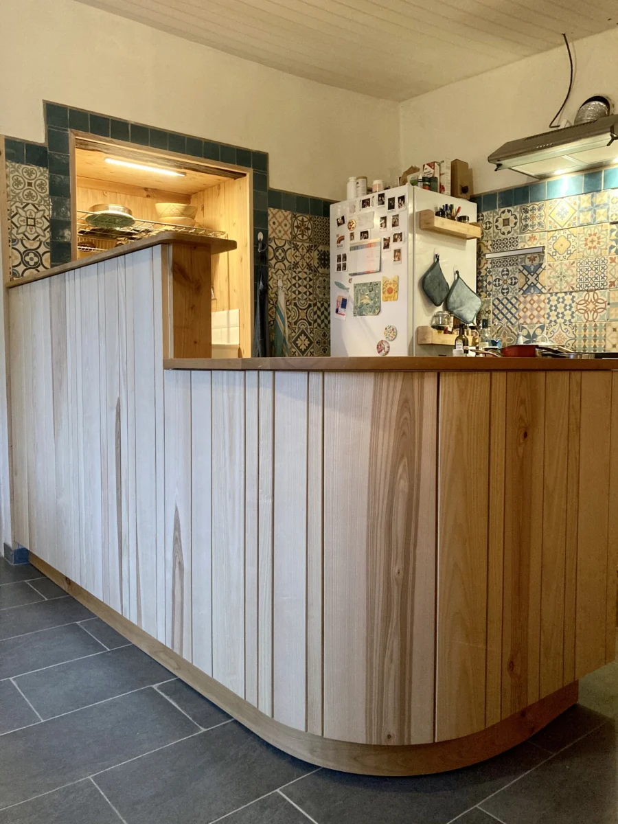 Comptoir courbe