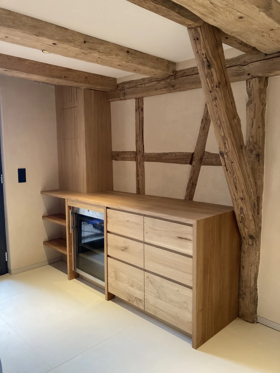 Meuble sous colombages