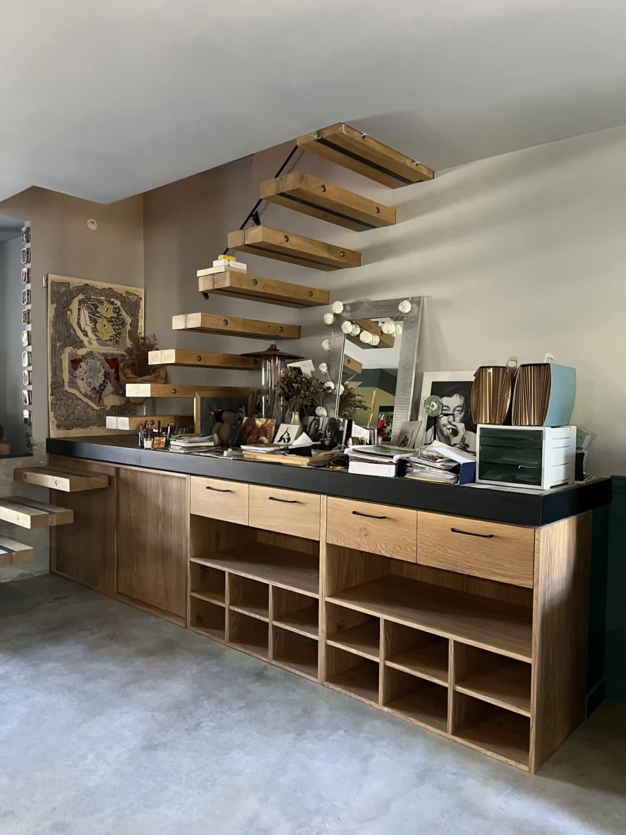 Aménagements sous escalier en Chêne